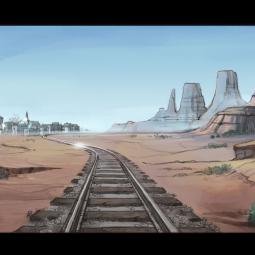 Concept art for 'De Vuurproef' attraction, Dutch Railway Museum, Utrecht. House of Secrets