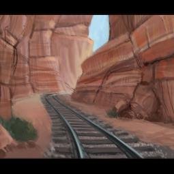 Concept art for 'De Vuurproef' attraction, Dutch Railway Museum, Utrecht. House of Secrets