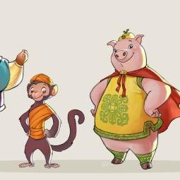 Theme park character design. China. JoraVision