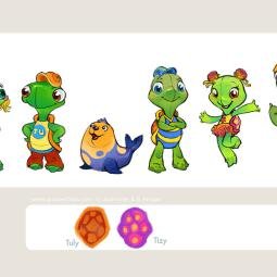 Waterpark character design. China. JoraVision. 