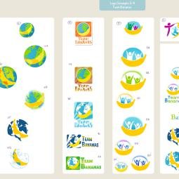 Development and options for logo for NGO Team Bananas