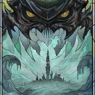 We Were Here Together videogame artwork. Stained glass detail 5. Digital