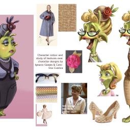 Artwork for feature film Planet 51. Character colour. Digital