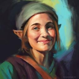 Cosplay. Digital from photo reference. 