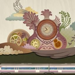 Art for RENFE trains TV ad