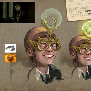 National Lottery TV ad. Illustrations for presentation to be used as prop design for film shooting