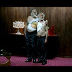 Art for REPSOL TV ad. Salt. Body painting on location