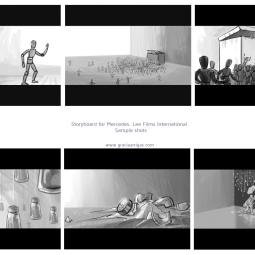 Mercedes. Storyboard. Lee Films