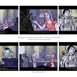 Vodafone. Storyboard. Lee Films